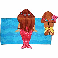 Hooded Towel Mermaid