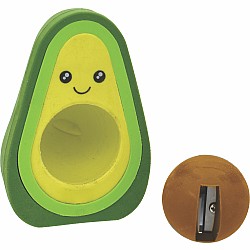 Avocado Eraser Pencil Sharpener Duo