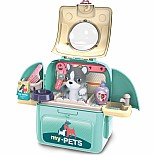 Pet Groomer's Backpack Playset