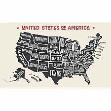 Scratch-Off USA Map