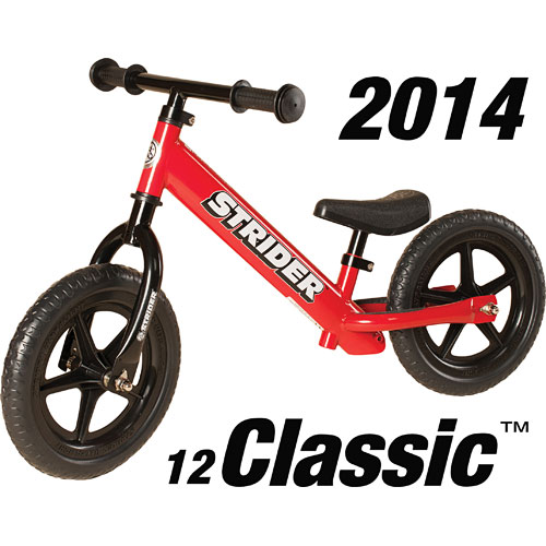 STRIDER 12 Classic Balance Bike Learn To Ride Bike No Pedals RED 