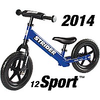 Strider 12 Sport No-Pedal Balance Bike - Blue