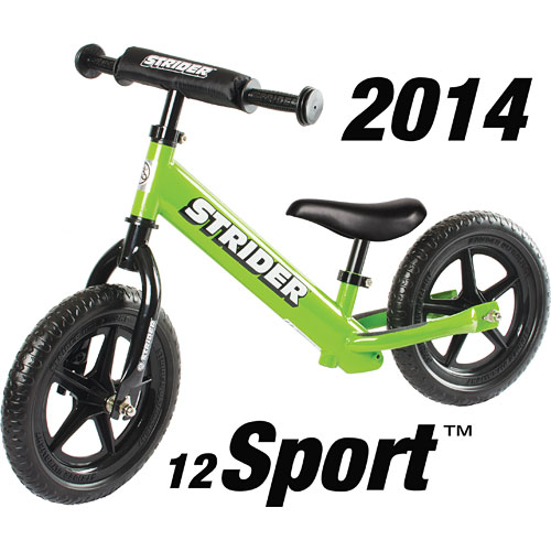 strider 12 sport balance bike green