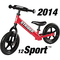 Strider 12 Sport No-Pedal Balance Bike - Red