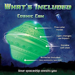 Cosmic Kick the Can: Outdoor Play with a Galactic Twist | Ages 5+, 4-12+ players | For Fans of Alien Toys, Kids Outdoor Toys an