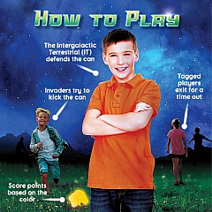 Cosmic Kick the Can: Outdoor Play with a Galactic Twist | Ages 5+, 4-12+ players | For Fans of Alien Toys, Kids Outdoor Toys an