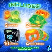 Pool Party: Dive Set & Pool Toys that Glow in the Dark