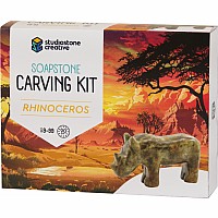 Rhinoceros Soapstone Carving Kit