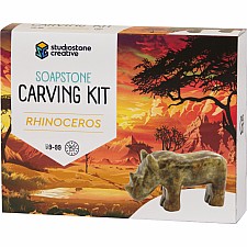 Rhinoceros Soapstone Carving Kit