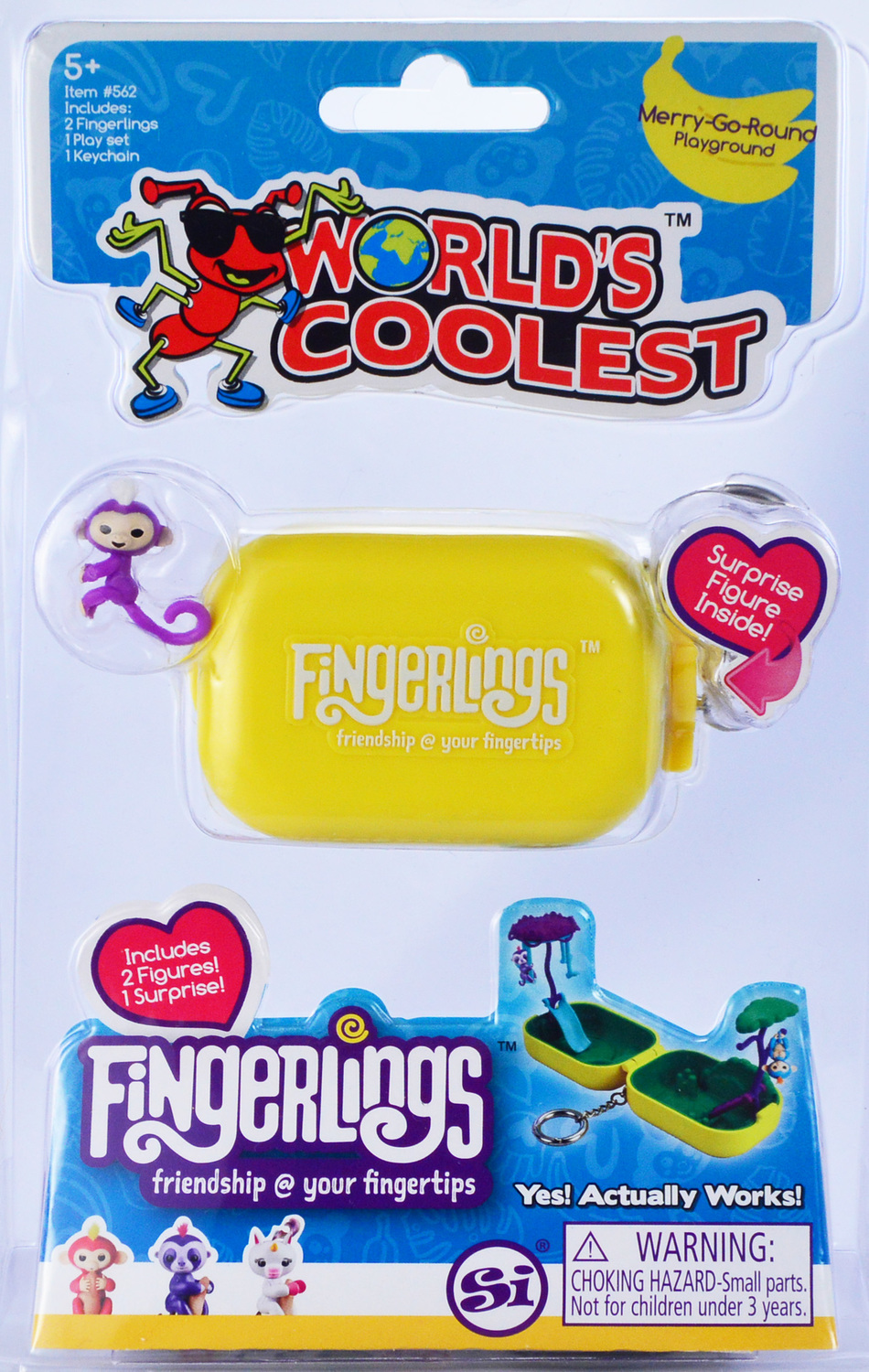 Worlds Coolest Fingerlings Keychain Timbuk Toys