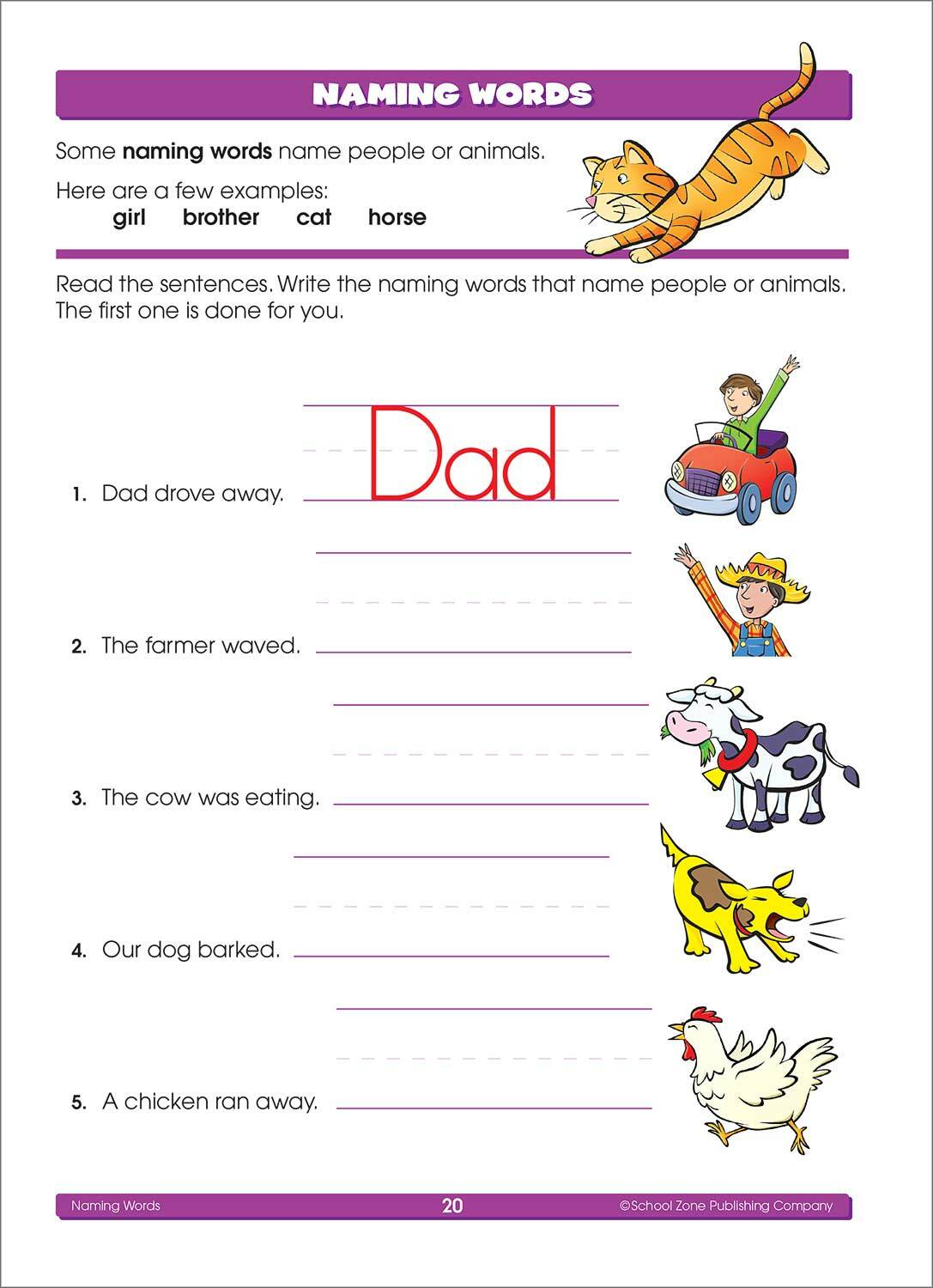 First Grade Basics Deluxe Edition Workbook - School Zone Publishing - Bens