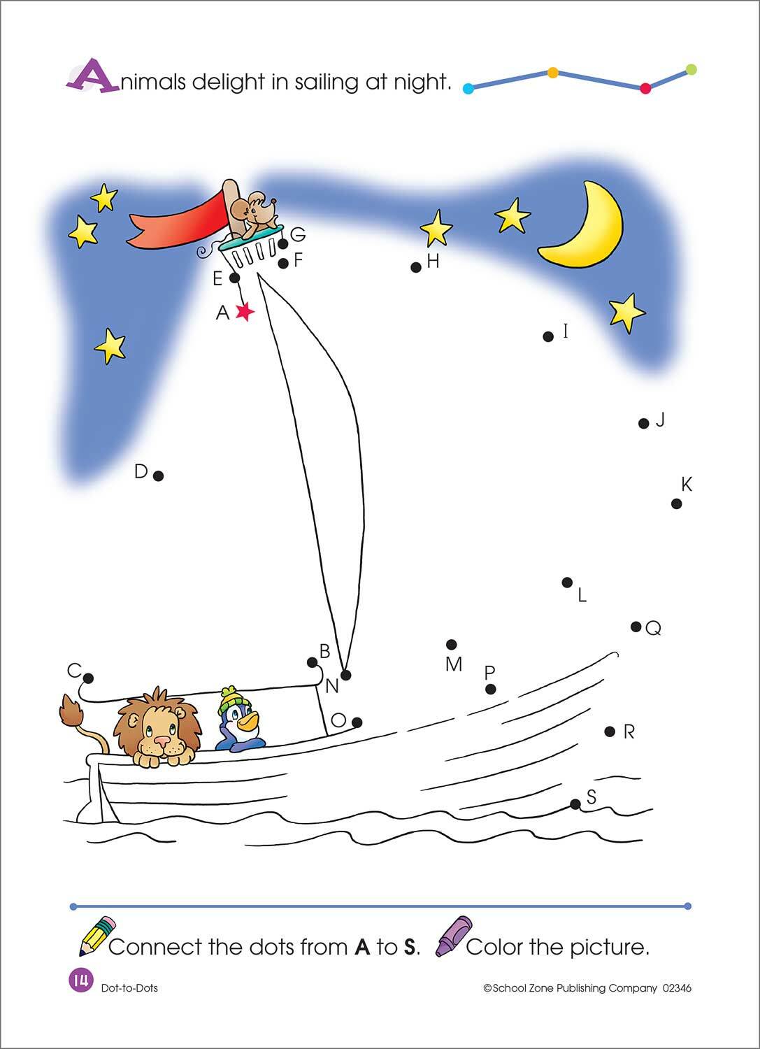 Dot-to-Dots Deluxe Edition Activity Zone Workbook - School Zone