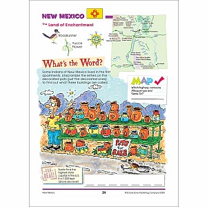 Travel the Great States Workbook