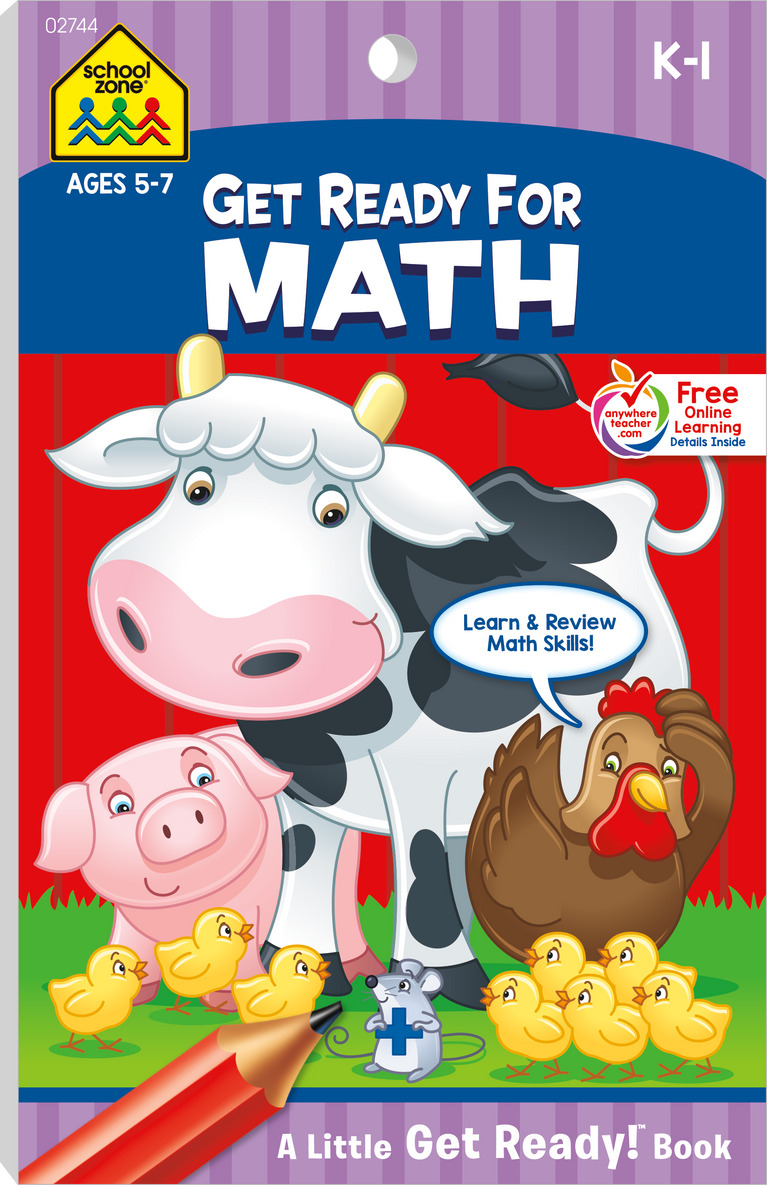 Get Ready For Math! Little Get Ready! Book - School Zone Publishing - Bens