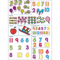 Math Stickers Workbook