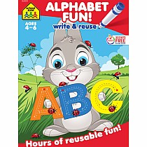 Alphabet Fun! Write & Reuse Workbook 4-6