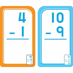 Subtraction 0-12 Flash Cards