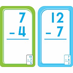 Subtraction 0-12 Flash Cards