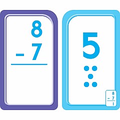 Subtraction 0-12 Flash Cards