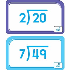 Division 0-12 Flash Cards
