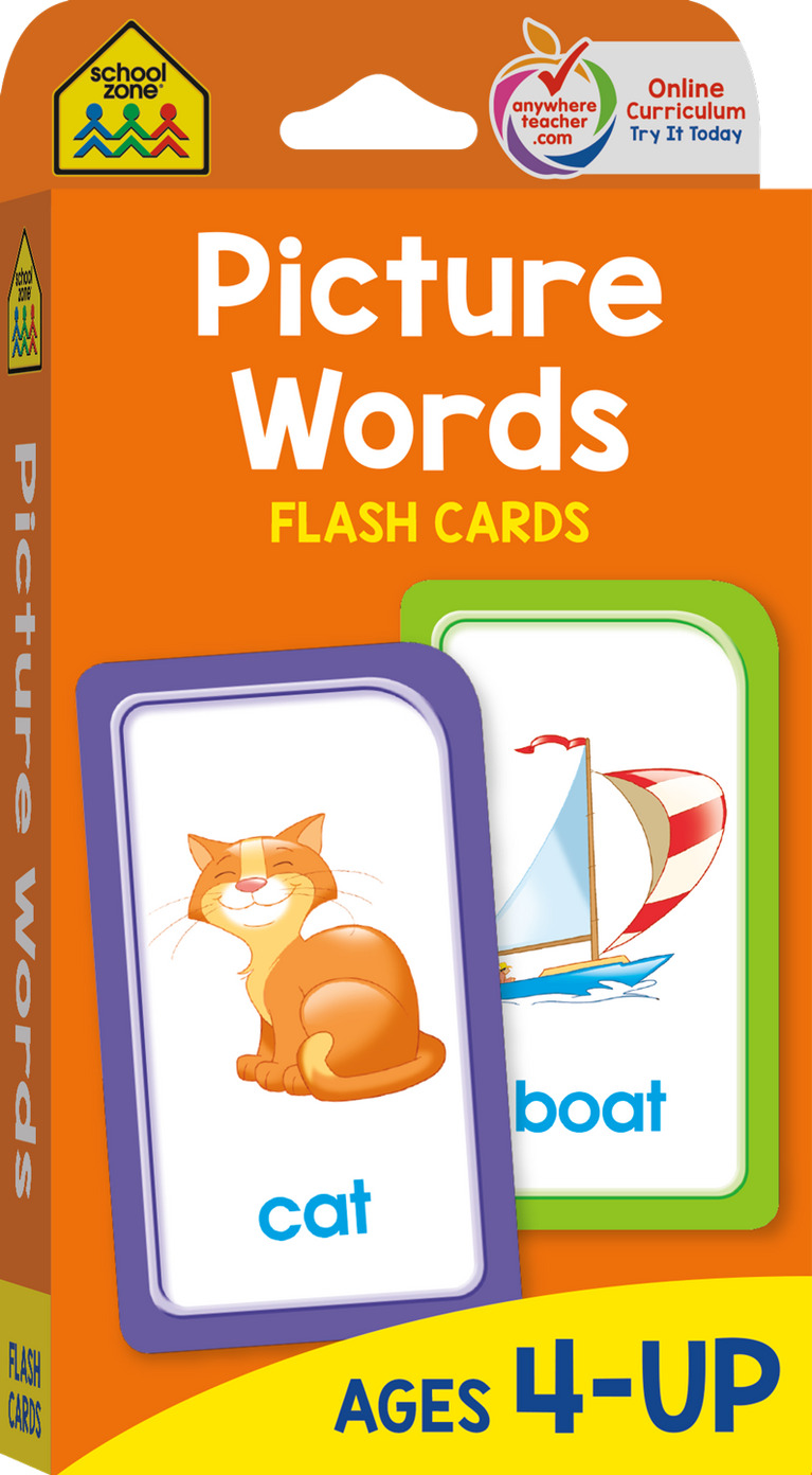Picture Words Flash Cards - School Zone Publishing - Bens