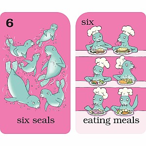 Old Maid Numbers Game Cards