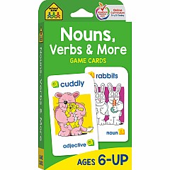 Nouns, Verbs & More Game Cards