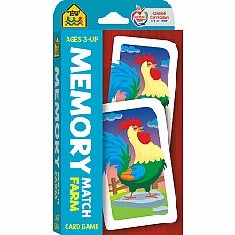 Memory Match Farm Card Game