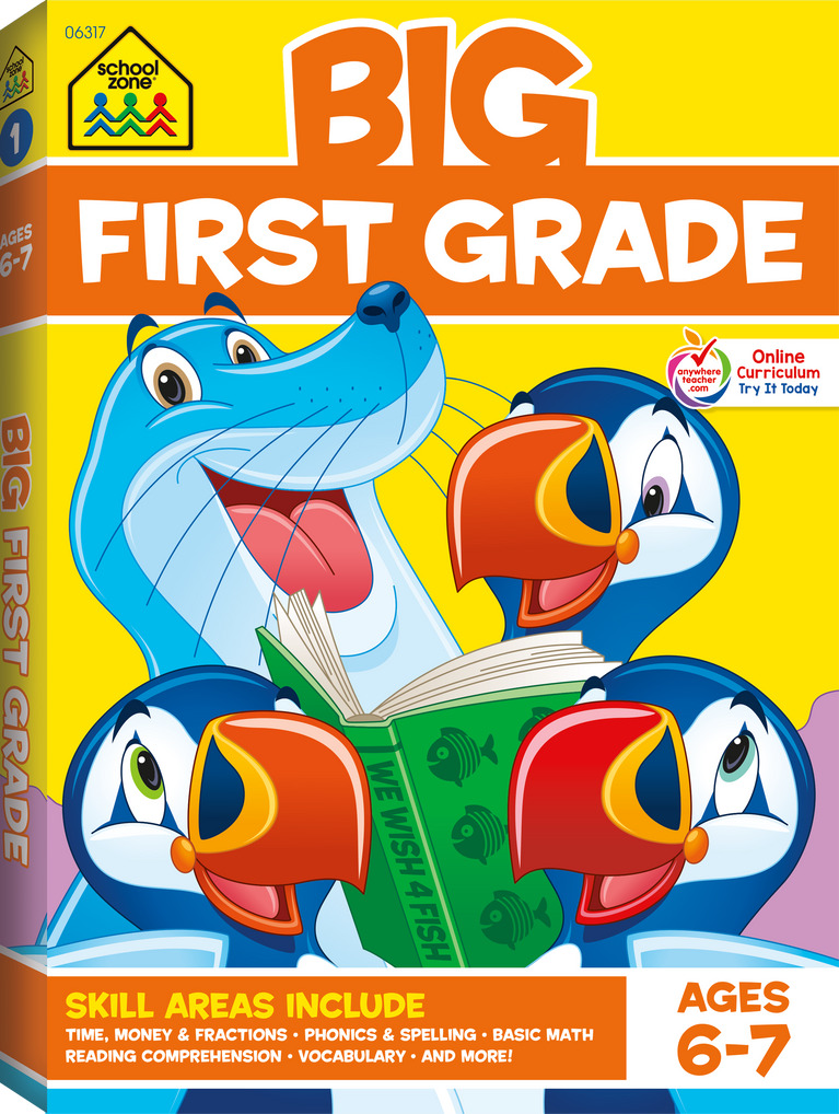 Big First Grade Workbook - School Zone Publishing - Bens