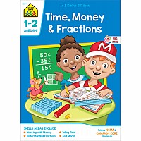 Time, Money & Fractions 1-2 Workbook