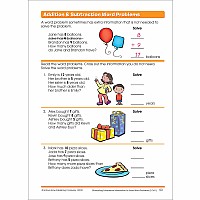1st-2nd | Word Problems Workbook 64pgs