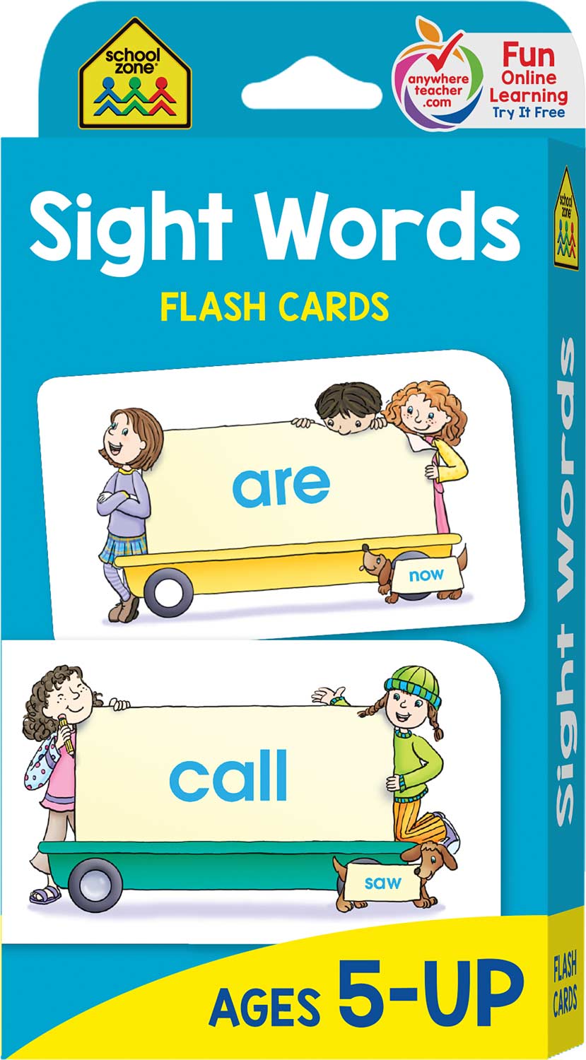 Sight Words Flash Cards 5 Raff And Friends