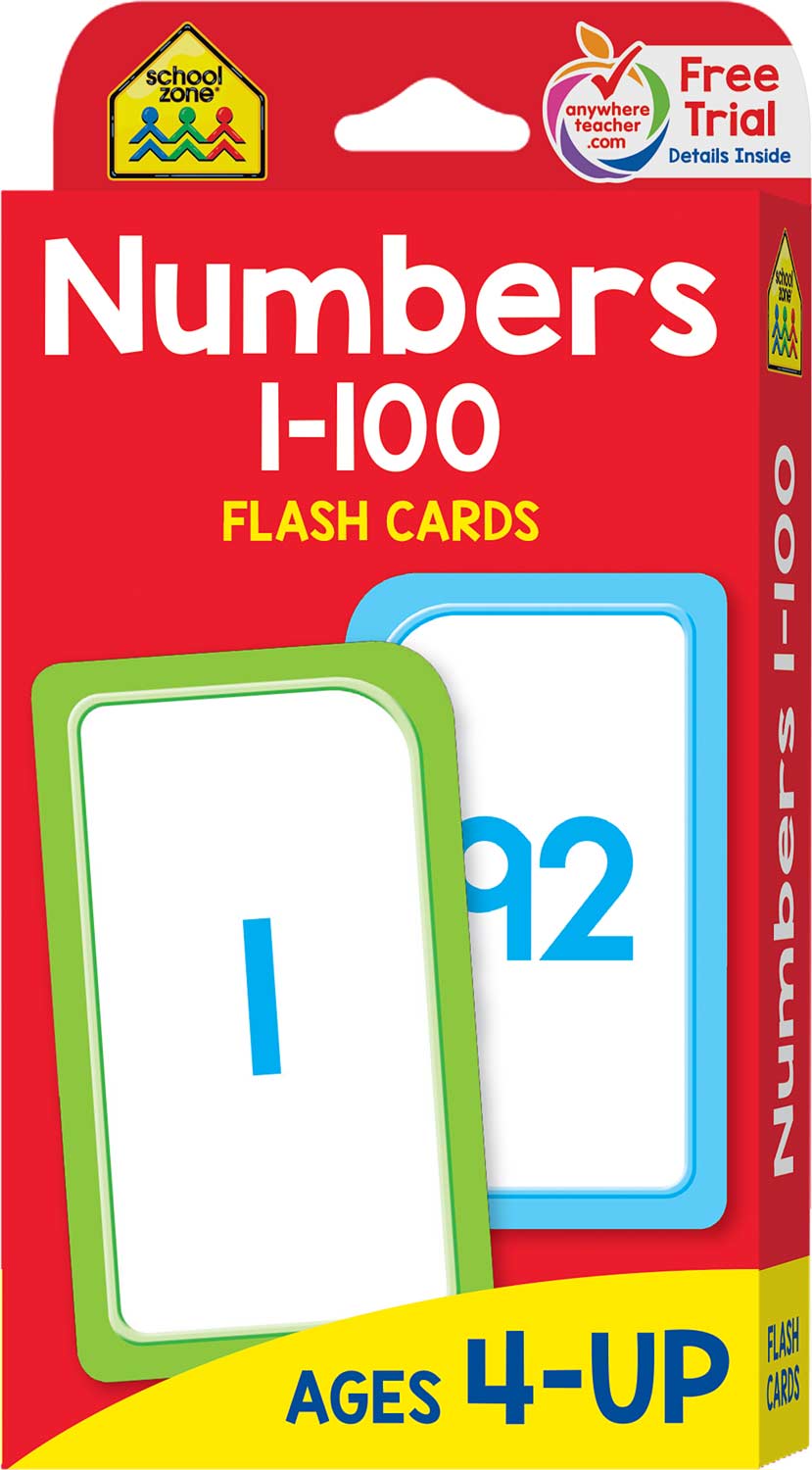 Numbers 1 100 Flash Cards The Learning Post Toys