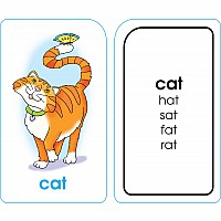 P-K, 1st and 2nd Grade | Word Families Flash Cards
