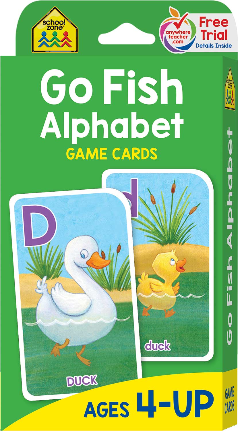 Go Fish Alphabet Game Cards Fun Stuff Toys