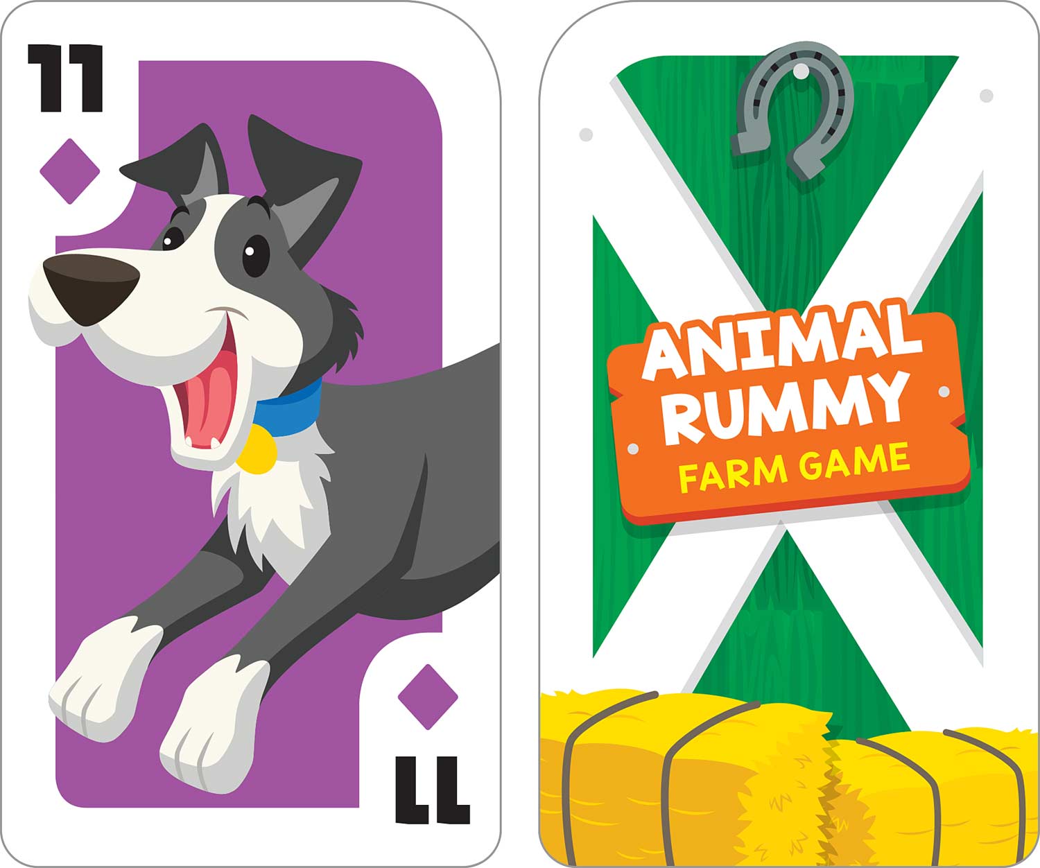 Farm Animal Rummy Card Game - The Learning Post Toys