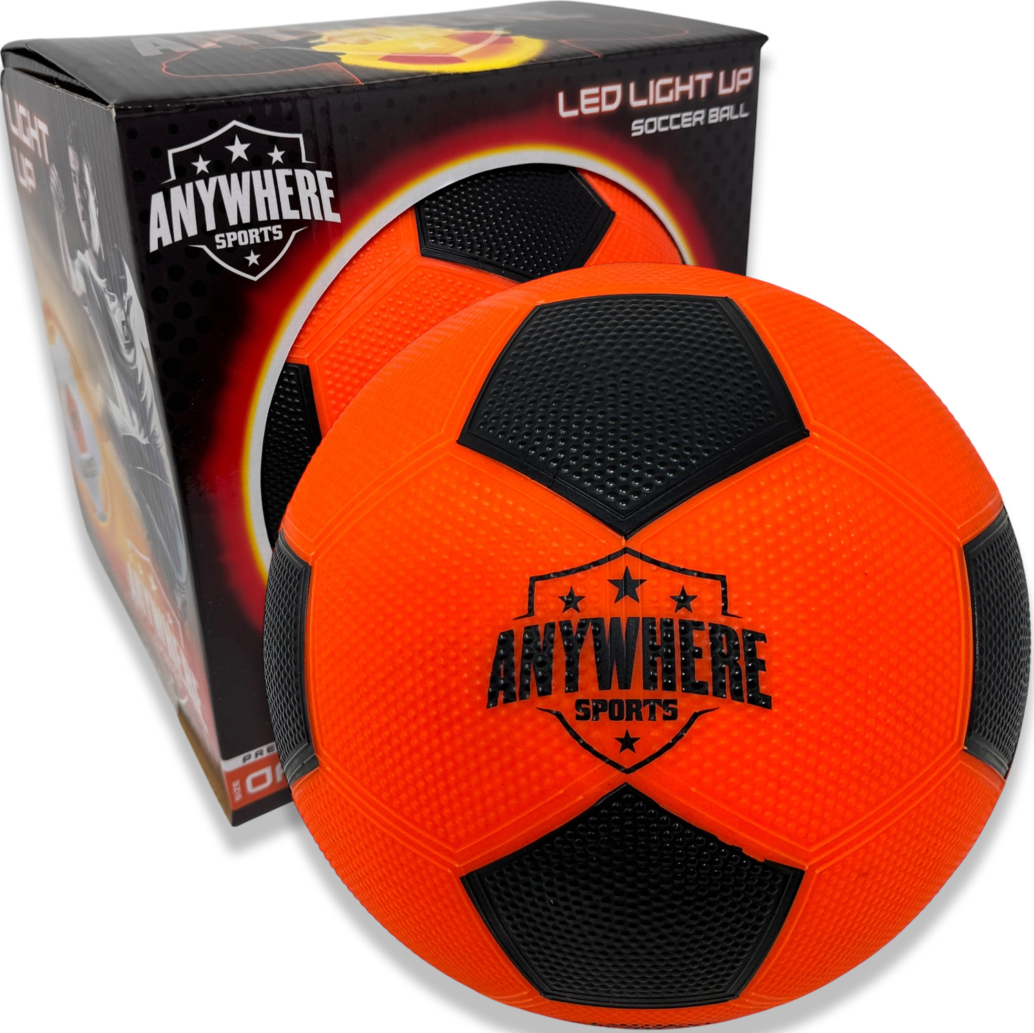 Pro Glow Light-Up Soccer Ball No. 5 Size