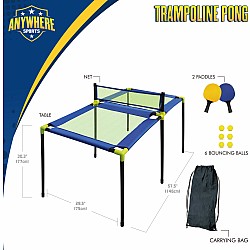 Trampoline Pong Table Tennis Set
