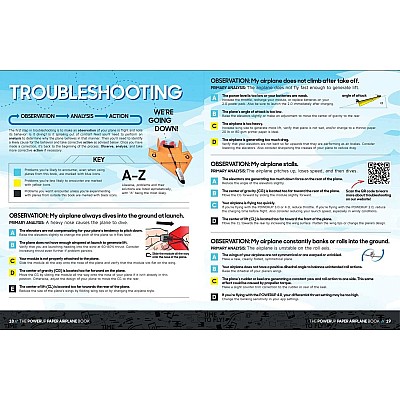 POWERUP Paper Airplane Book