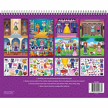 Fashion Friends Dress-Up Reusable Sticker Pad