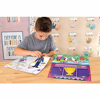 Fashion Friends Dress-Up Reusable Sticker Pad