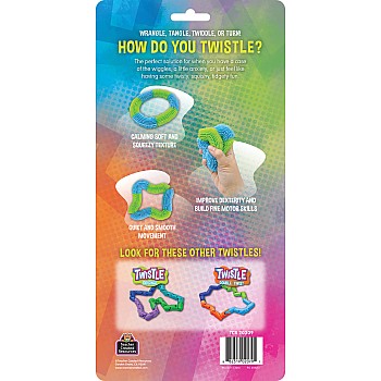 Twistle Squish, Aqua/Lime