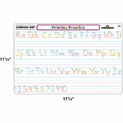 Printing Practice Learning Mat
