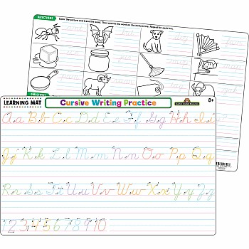 Cursive Writing Practice Learning Mat