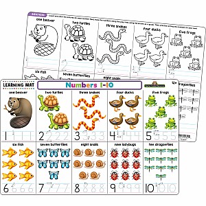 Numbers 1-10 Learning Mat