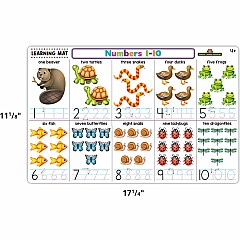 Numbers 1-10 Learning Mat