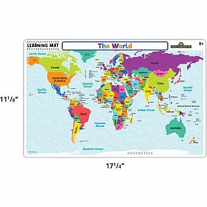 The World Map Learning Mat