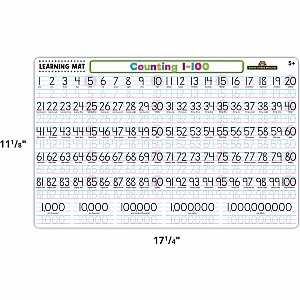Counting 1-100 Learning Mat