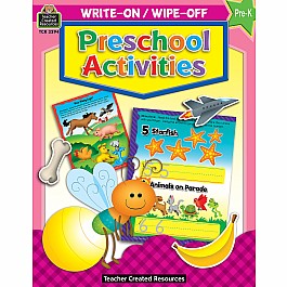 Write-On/Wipe-Off: Preschool Activities
