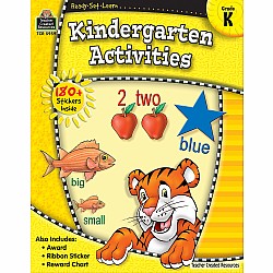 Ready Set Learn Workbook: Kindergarten Activities (Gr. K)